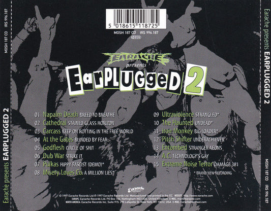 Various : Earplugged 2 (CD, Comp)