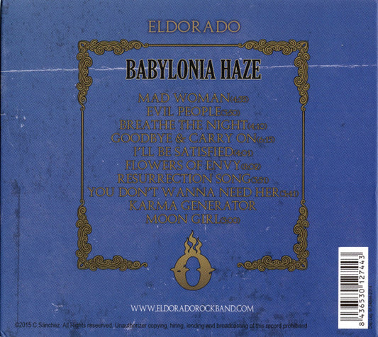 Eldorado (7) : Babylonia Haze (CD, Album, Dig)
