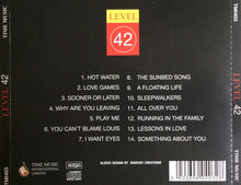 Level 42 : Greatest Hits Live Tour  (CD)