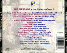 Various : The Message • The History Of Rap II (CD, Comp)