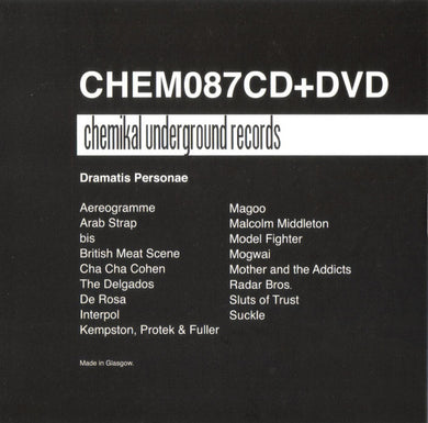 Various : CHEM087CD+DVD (CD, Comp + DVD-V, PAL)