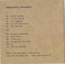 Katadreuffe : Malconfort (CDr, Promo)