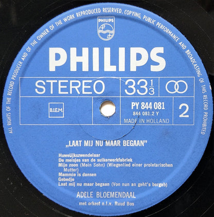 Adèle Bloemendaal : Laat Mij Nu Maar Begaan... (LP, Album)