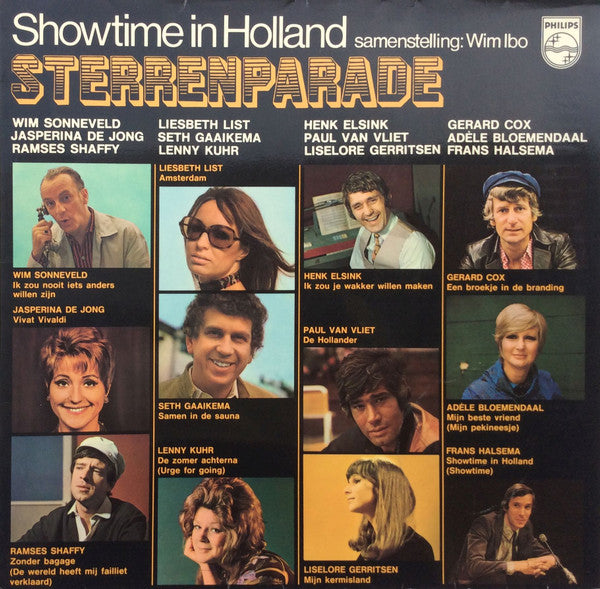 Various : Showtime In Holland Sterrenparade (LP, Comp, Gat)