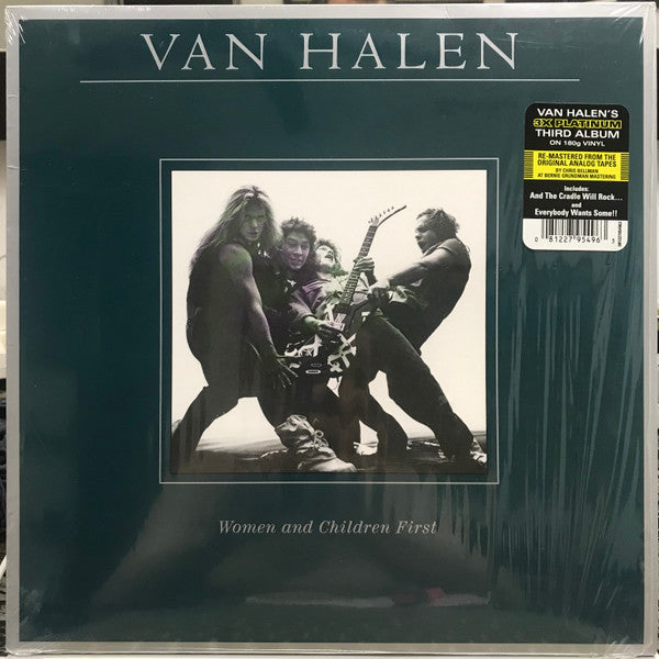 Van Halen : Women And Children First (LP, Album, RE, RM, 180)