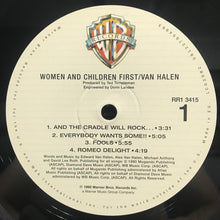 Van Halen : Women And Children First (LP, Album, RE, RM, 180)