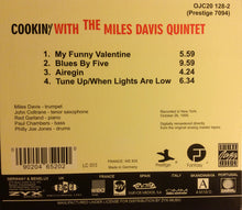 The Miles Davis Quintet : Cookin' With The Miles Davis Quintet (CD, Album, RM, Dig)