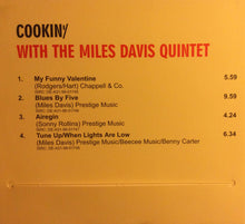 The Miles Davis Quintet : Cookin' With The Miles Davis Quintet (CD, Album, RM, Dig)
