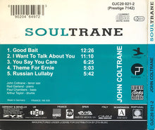 John Coltrane : Soultrane (CD, Album, RE, RM, Dig)