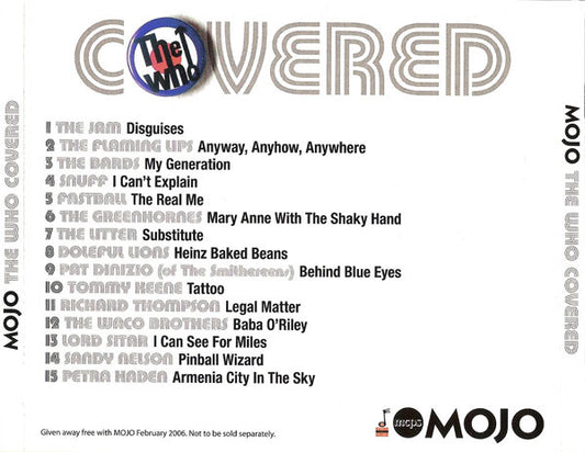 Various : The Who Covered (CD, Comp)