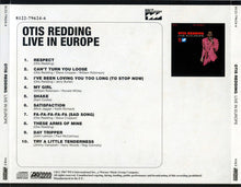 Otis Redding : Live In Europe (CD, Album, RE, RM)