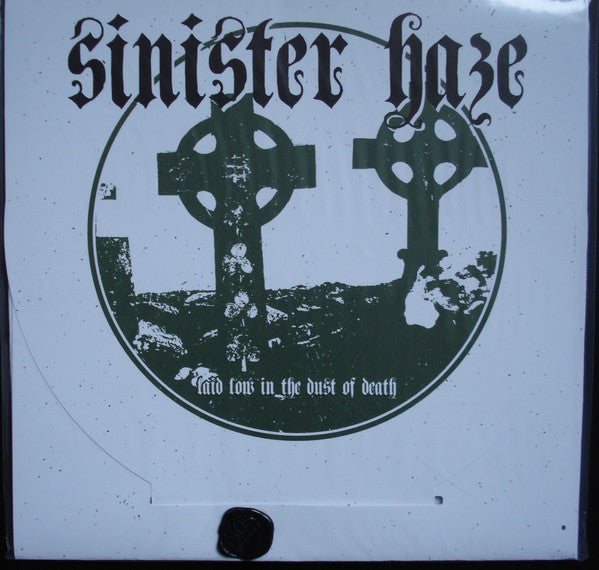 Sinister Haze : Laid Low In The Dust Of Death (LP, Album, Ltd, Num, TP)