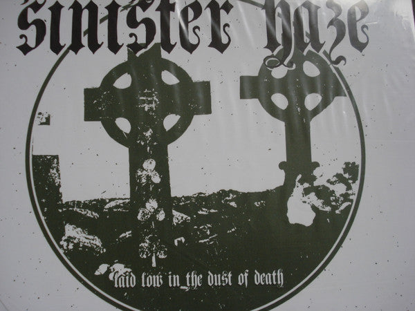 Sinister Haze : Laid Low In The Dust Of Death (LP, Album, Ltd, Num, TP)