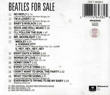 The Beatles : Beatles For Sale (CD, Album, Mono, M/Print, RE, CDP)
