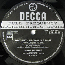 Stravinsky*, Ansermet*, Suisse Romande* : Symphony In C / Symphony In Three Movements (LP, Album, RE, RM, 180)