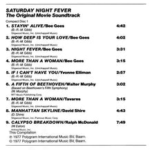 Various : Saturday Night Fever (The Original Movie Sound Track) (2xCD, Album, Comp, RE)