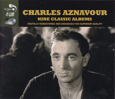 Charles Aznavour : Nine Classic Albums (4xCD, Comp, RM)