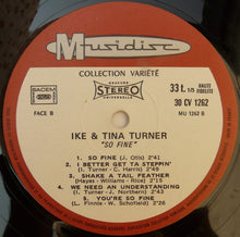 Ike And Tina Turner* : So Fine (LP, Album, RE)