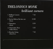 Thelonious Monk : Brilliant Corners (CD, Album, RE, RM, Dig)
