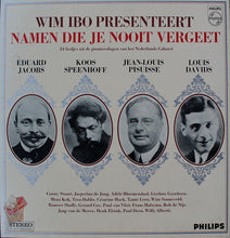 Various : Wim Ibo Presenteert: Namen Die Je Nooit Vergeet (2xLP, Album + Box)