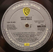 Jackie Davis : Easy Does It (LP, Album)