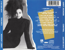 Janet Jackson : Control (CD, Album, RE)