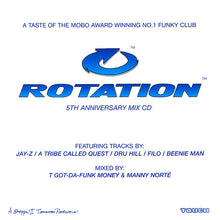 Manny Norté & T Got-Da-Funk Money* : Rotation™ 5th Anniversary Mix CD (CD, Mixed, Promo)