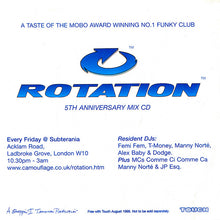 Manny Norté & T Got-Da-Funk Money* : Rotation™ 5th Anniversary Mix CD (CD, Mixed, Promo)