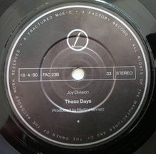 Joy Division : Love Will Tear Us Apart (7", Single, CBS)