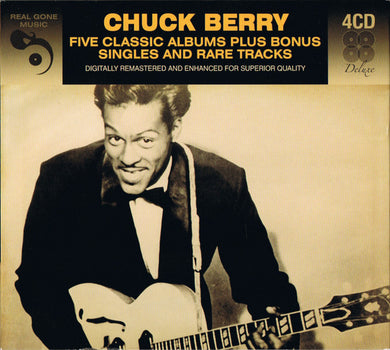 Chuck Berry : Five Classic Albums Plus Bonus Singles And Rare Tracks (4xCD, Comp, RE, RM)