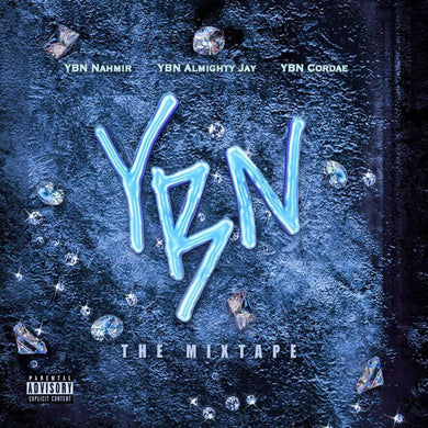YBN Almighty Jay, YBN Cordae & YBN Nahmir YBN: The Mixtape 2LP Blue Vinyl