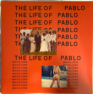 The Life of Pablo Kanye West / Yeezy Color Orange 2LP Vinyl