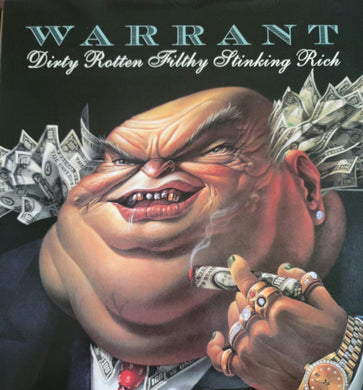 Warrant Dirty Rotten Filthy Stinking Rich LP Red Vinyl