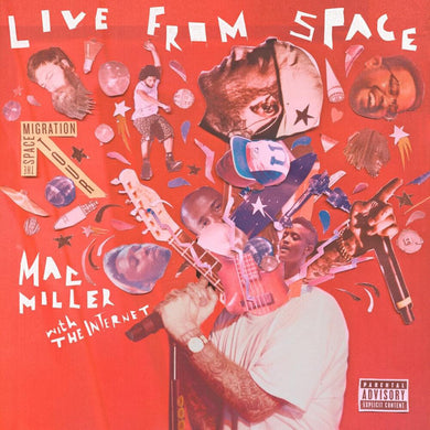 Mac Miller with The Internet Live From Space 2LP Red Vinyl