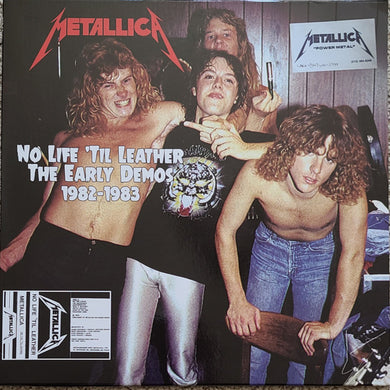 Metallica No Life 'Til Leather The Early Demos 1982-1983 LP Black Vinyl Verne