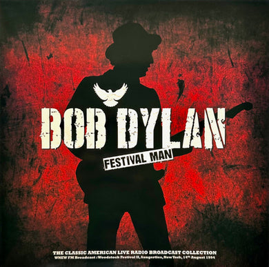 Bob Dylan Festival Man (WNEW FM Broadcast: Woodstock Festival II 1994) LP Red Vinyl