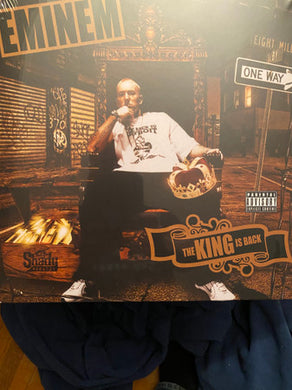 Eminem The King is Back LP Blue Vinyl