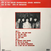 Rolling Stones The Honolulu Broadcast Live At The Hawaii International Center July 28 1966 - KPOI FM Broadcast Orange Vinyl