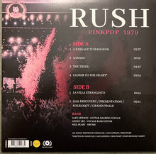 Rush Pinkpop 1979 LP pink vinyl - Burning World Mailorder