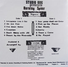 Burning Spear – Studio One Presents Burning Spear