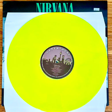 Nirvana Bleach LP Yellow Vinyl Waterfront Records Australian