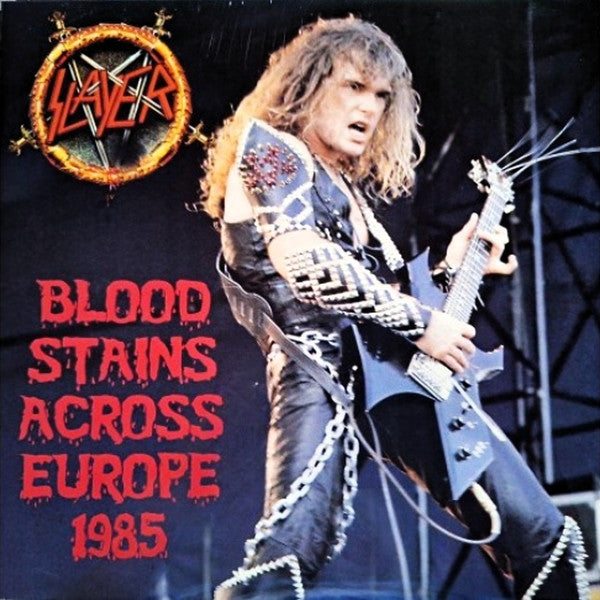 Slayer Blood Stains Across Europe 1985 LP Grey brown marbled vinyl