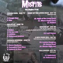 Misfits The Singles 77–81 Grey/Black Marbled vinyl - Burning World Mailorder