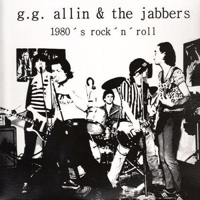 G.G. Allin & The Jabbers 1980 ' S Rock ' N ' Roll LP Black Vinyl - Burning World Mailorder