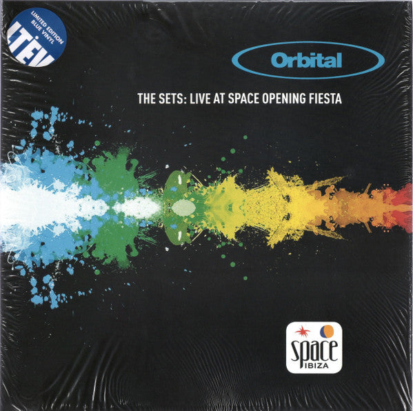 Orbital The Sets: Live At Space Opening Fiesta vinyl 2LP Blue transparent - Burning World Mailorder