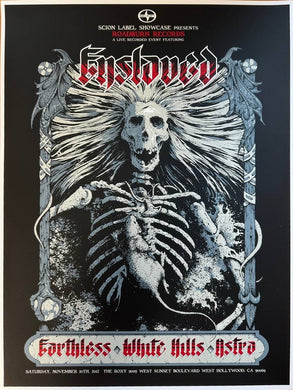 Poster Arik Roper: Enslaved, Earthless, White Hills and Astra — Roadburn Records Showcase, 2012