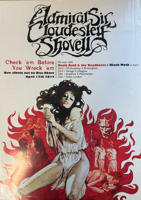 Admiral Sir Cloudesley Shovell — 2014 Album & Tour Poster