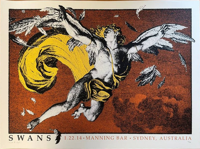 Swans — Sydney, 2014 Concert Poster