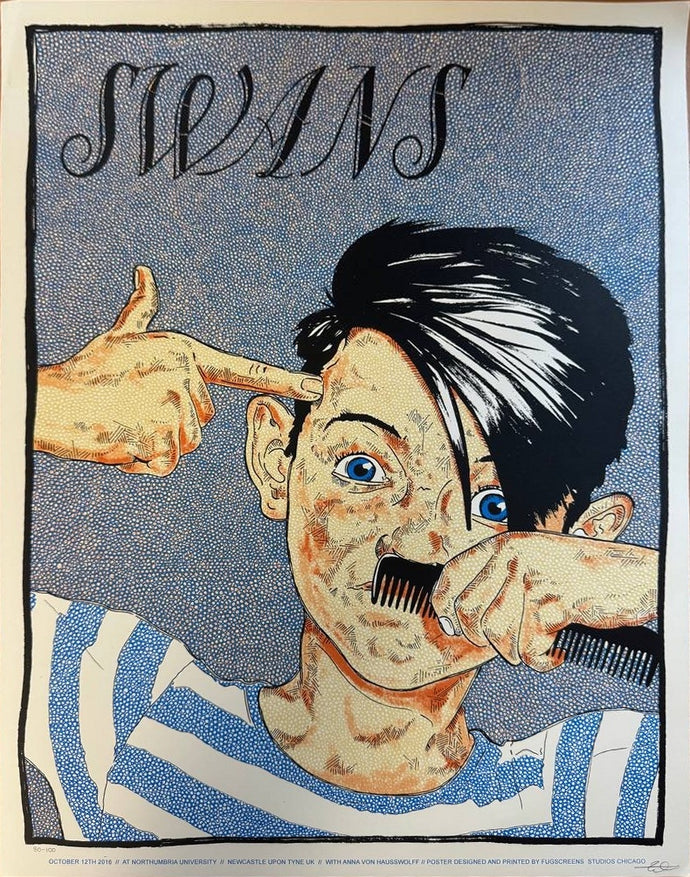 Swans — Newcastle, 2016 Concert Poster