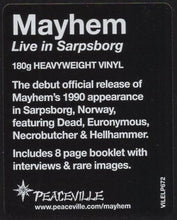 Mayhem : Live In Sarpsborg (LP, Album)